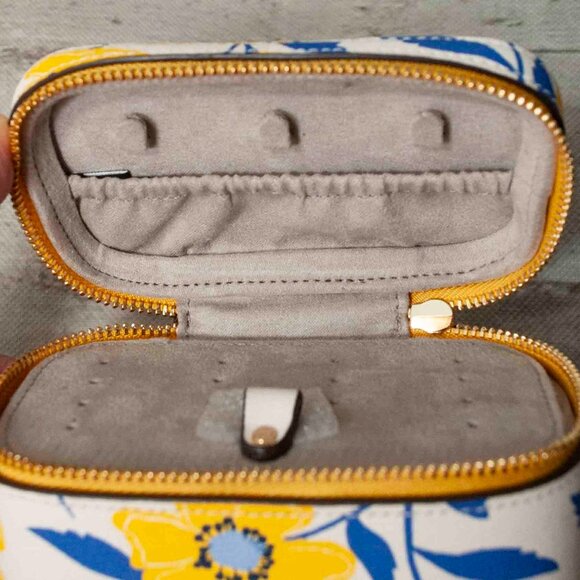NWT kate spade Morgan Sunshine Floral Printed Jewelry Case - Picture 9 of 11